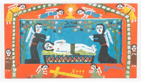 Katarzyna Gawlowa (Polish/Poland) Christ Burial W/ Angels