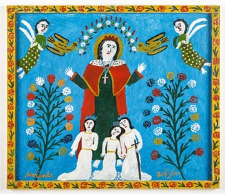 Katarzyna Gawlowa (Polish/Poland) Saint Sophia, Dated 1974