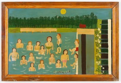 Ludwig Wiecek (Polish/Poland) Swimmers in Summer