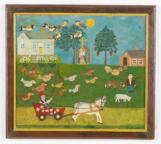 Ludwig Wiecek (Polish/Poland) Country Life Scene