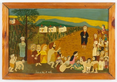 Ludwig Wiecek (Polish/Poland) Sermon with Jesus
