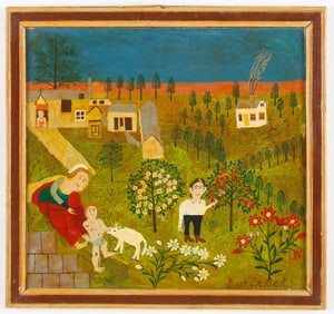 Ludwig Wiecek (Polish/Poland) Holy Family, Circa 1970's