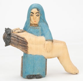 Pieta Folk Art Woodcarving (Polish/Poland)