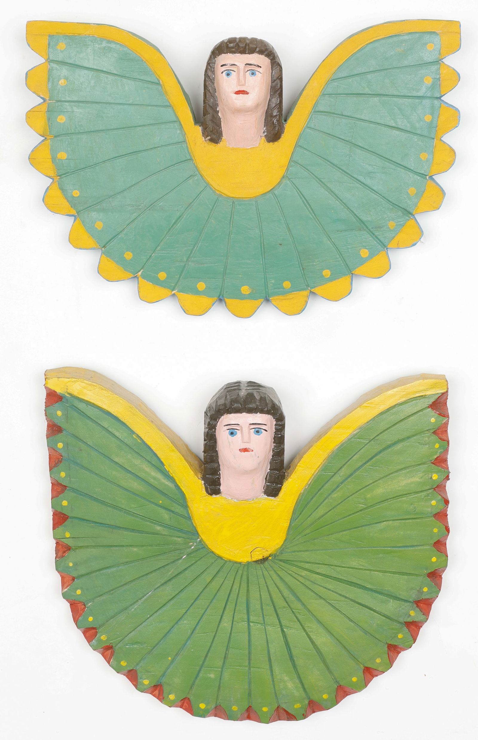 Folk Carved Angels by Jozef Orlecki (Polish/Poland) (1 of 4)