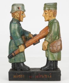 Vintage Woodcarving of Soldiers (Polish/Poland)