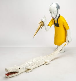 White Crocodile by Agbagli Kossi (African/Togo)