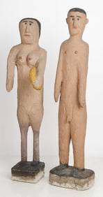 Erich Bodeker (German/Germany) Adam and Eve, Circa 1960's