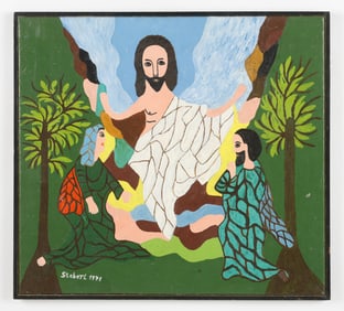 Ondrej Steberl (Czech, 1897-1977) Baptism, Dated 1971
