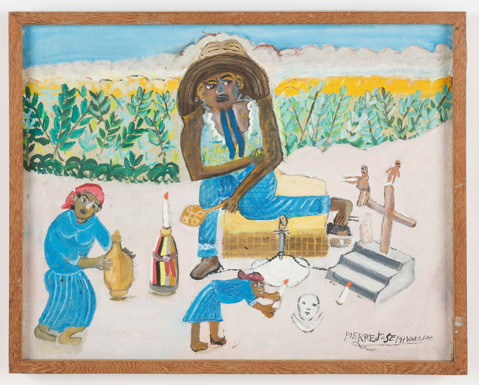 Pierre-Joseph Valcin (Haitian/Haiti) Ceremony, Circa 1970's (1 of 3)