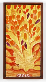 Toussaint St. Pierre (Haitian/Haiti) Yellow Orange, Red