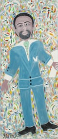 Gerard Fortune (Haitian/Haiti) Figure in Blue Suit