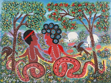 Gerard Fortune (Haitian/Haiti) Damballah & Flambeau