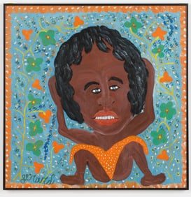 Gerard Fortune (Haitian/Haiti) Figure in Orange Trunks