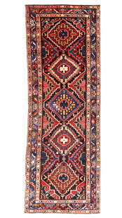 Kurd Rug, Persia, Mid/Late 20th C., 3'9'' x 10'5'': Kurd Rug, Persia, Mid/Late 20th C., 3'9'' x 10'5'' (114 x 318 cm). Weight: 27 lbs. Wool.
