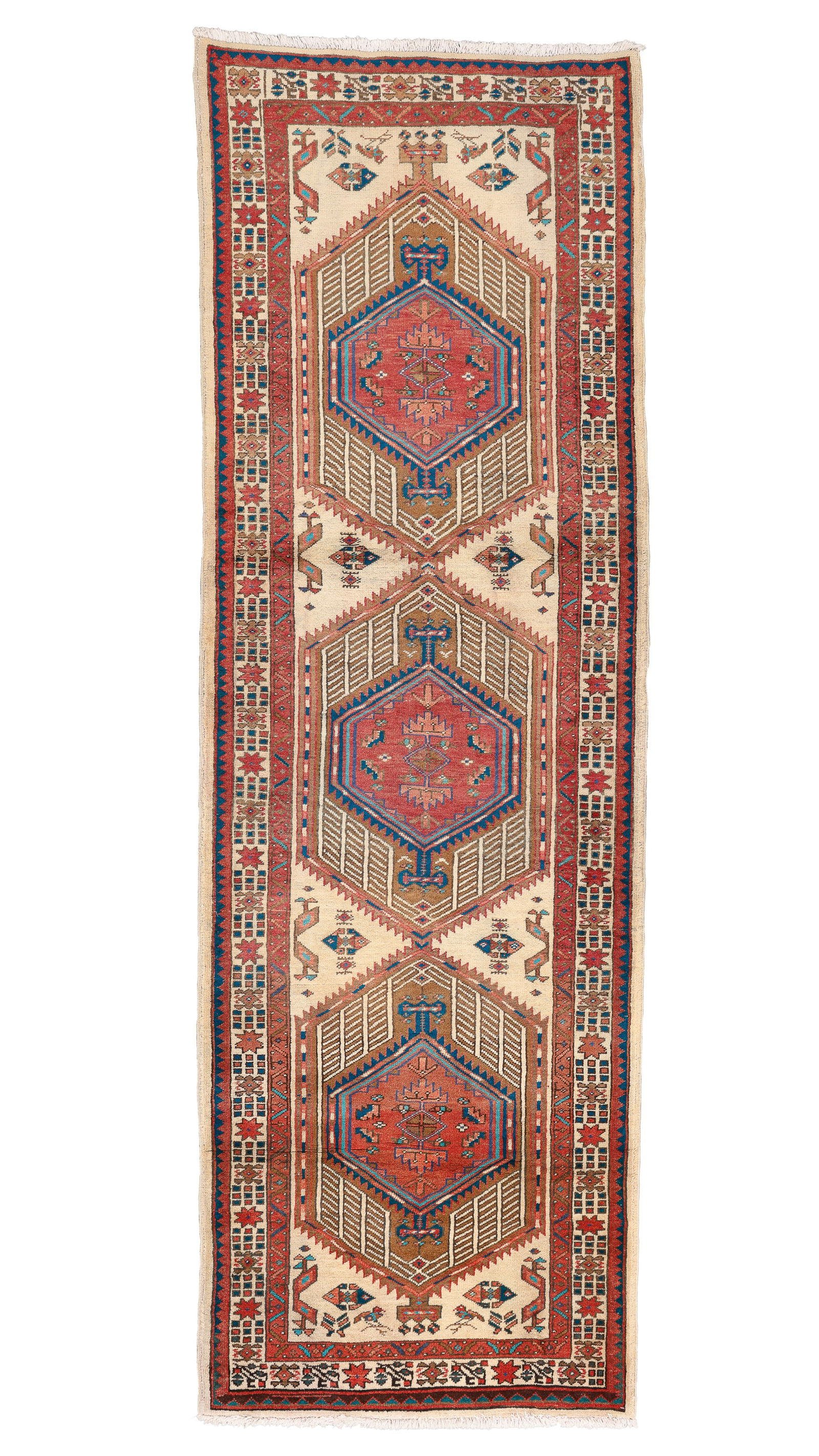 Sarab Rug, Persia, Ca. 1930, 3'5'' x 10'4'' (1 of 4)