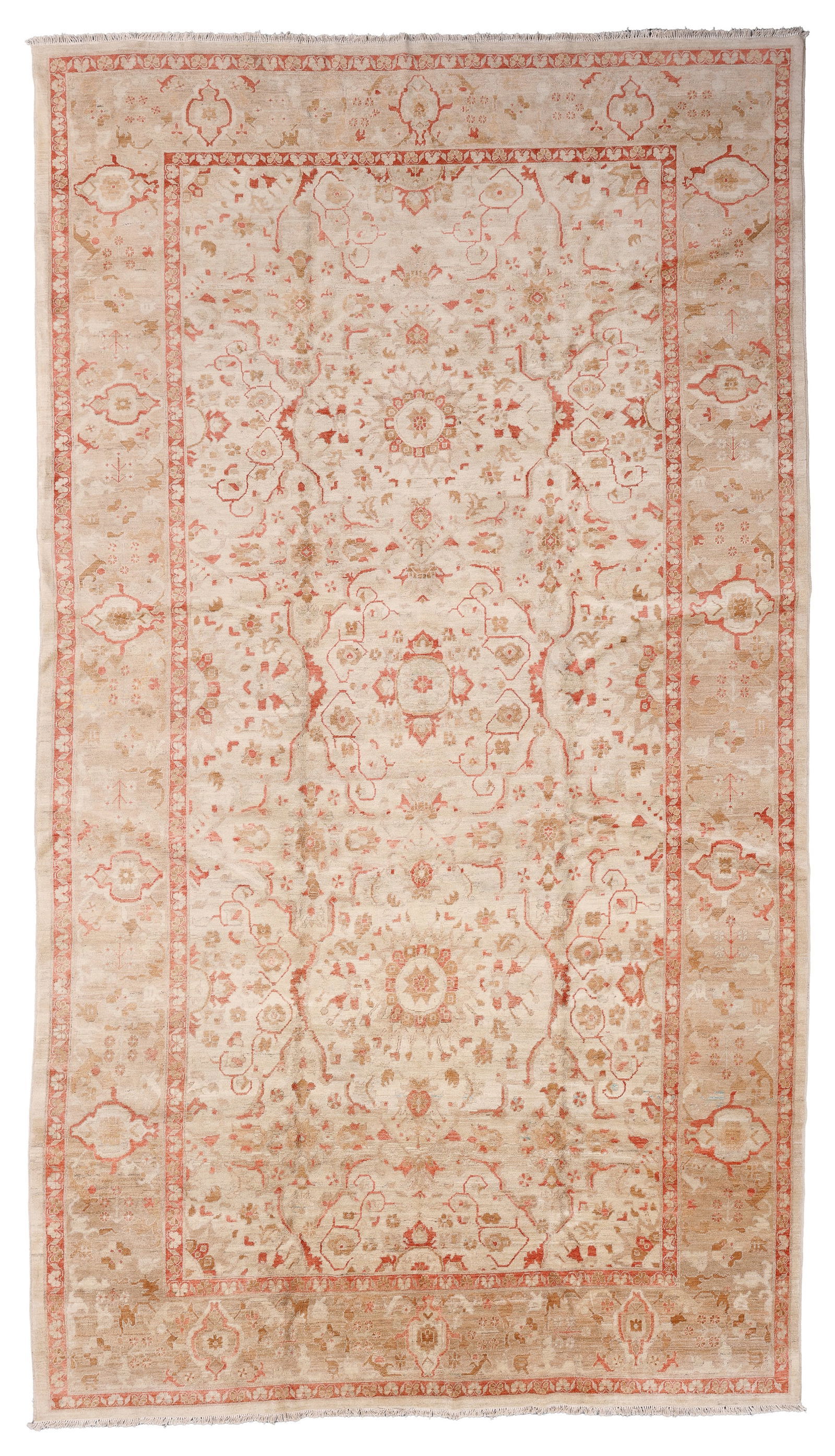 Sultanabad Style Rug, Afghanistan, Late 20th C., 9'0'' x 15'11'' (1 of 4)