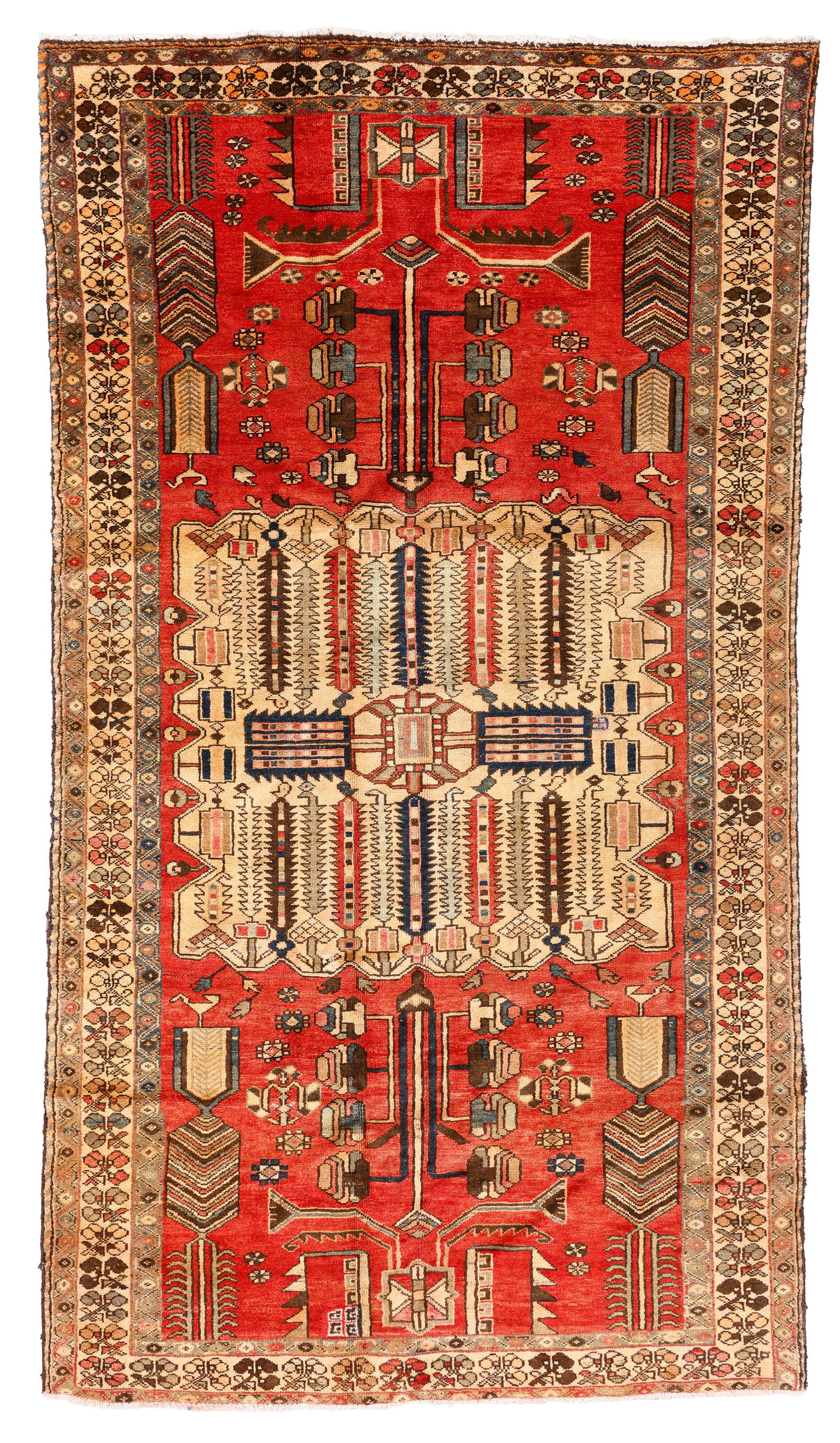 Hamadan Rug, Persia, Mid/Late 20th C., 5'6'' (1 of 5)