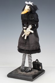 Vanessie Skull Doll by Esther Verschoor