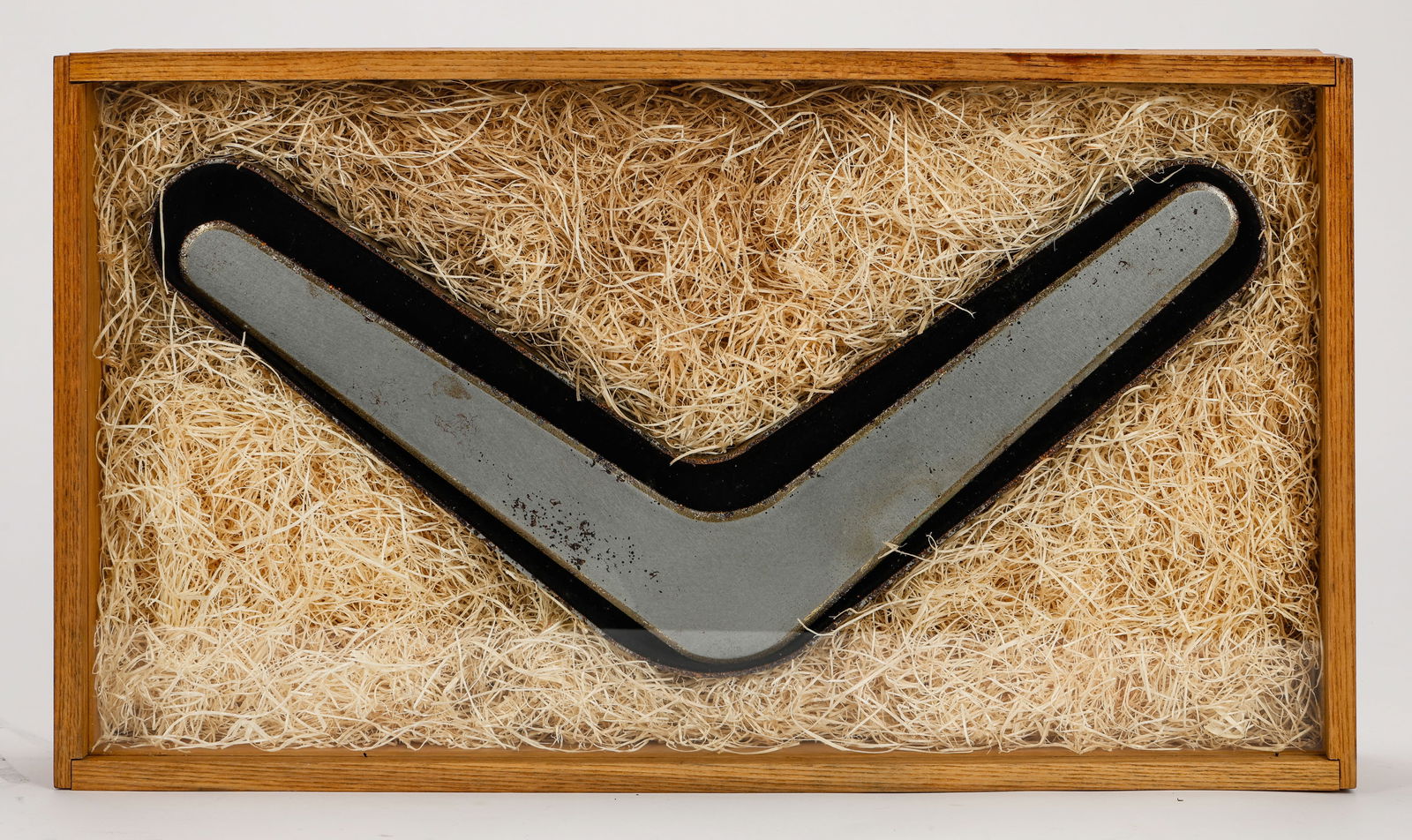 John Tucker (American, b.20th C.) Boomerang in Case (1 of 5)