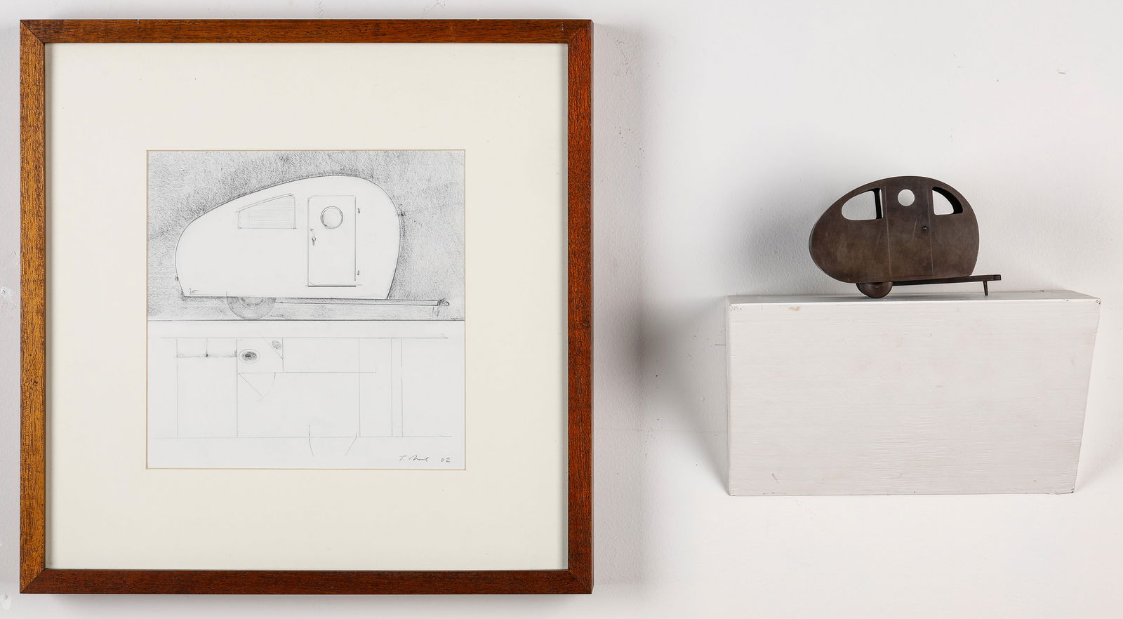 Todd Noe (21st c.) Untitled Study for Observatory, 2002 (1 of 7)