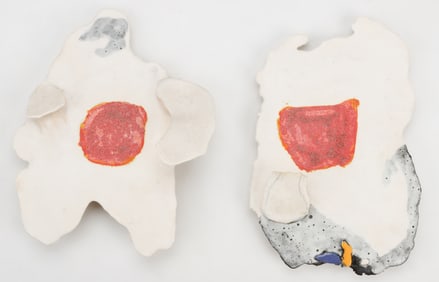 Catharine Magel (21st c.) 2 Ceramic Sculptures