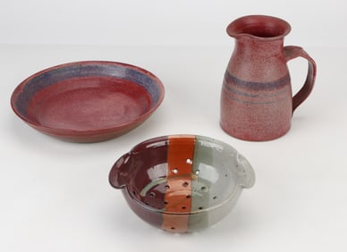 3 Pieces of Vintage Zappa Pottery