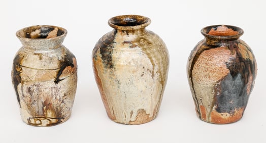 Group of Three Ceramic Jars