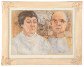Pastel Double Portrait, 1996