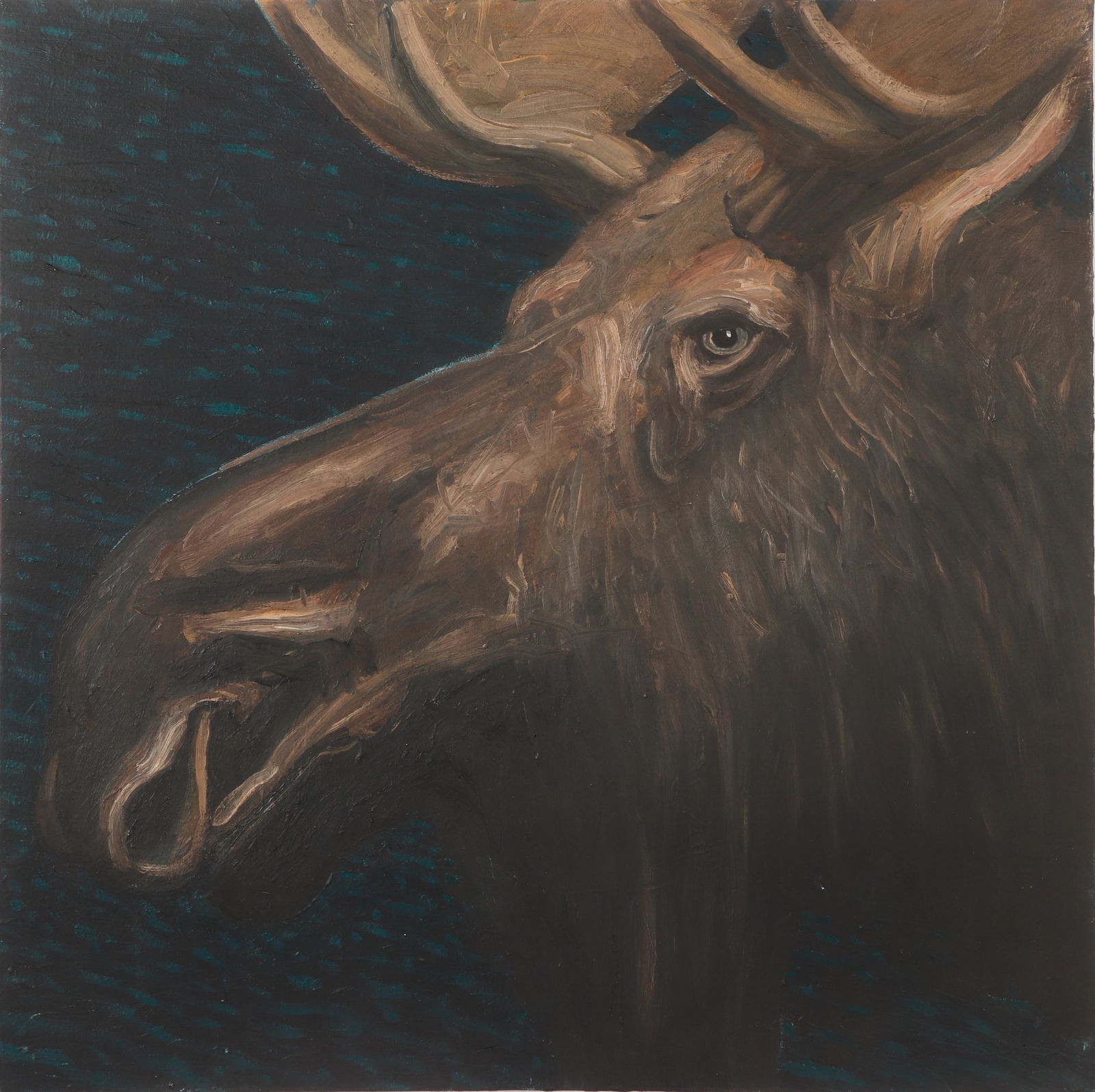 Gene Buguskus (American, 20th c.) "Moose" (1 of 3)
