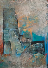 Jack F. Harris (American, 1941-1997) Painting, 54" x 38"