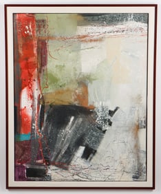 John Barth (American, 20th c.) Painting, 53" x 42"