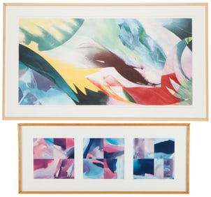 Peter Kitchell (American, b. 1950) 2 Lithographs