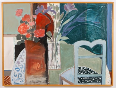 Patti Davis Ganek (20th c.) Mixed Media, 36" x 48"