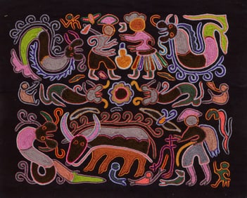 Mola Textile Embroidery, Panama