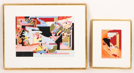 Chris Hodge (American, 20th C.) 2 Works