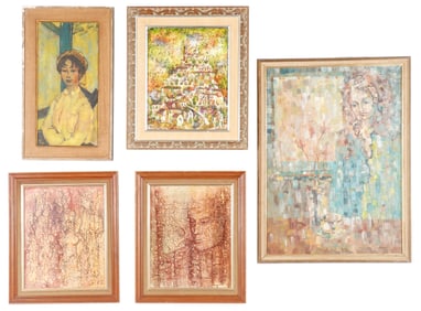 Collector's Lot of 5 Paintings