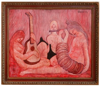 Frantz Beauvoir (Haitian/Haiti) 3 Musicians