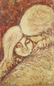 Frantz Beauvoir (Haitian/Haiti) Embrace, circa 1970
