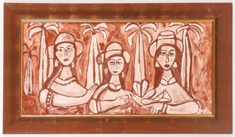 Pedro Rivero (b. 1945) "Las Palmas Son Novias Que Esperan"