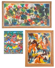 3 Haitian Paintings