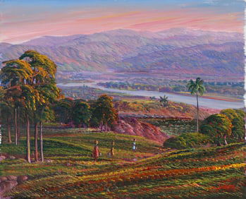 Jean Adrien Seide (Haitian, b. 1956) "Mountain View"