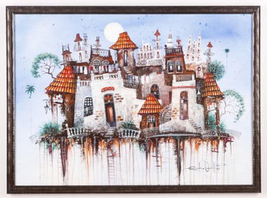 Elio Villate Lam (Cuban, b. 1957) Painting