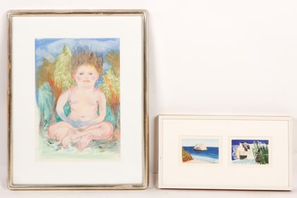 Two Works: Elissa Glassgold (20th C.) and C. Penrose