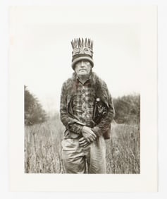 Andrew Eccles (20th c.) Photograph Of An Artist