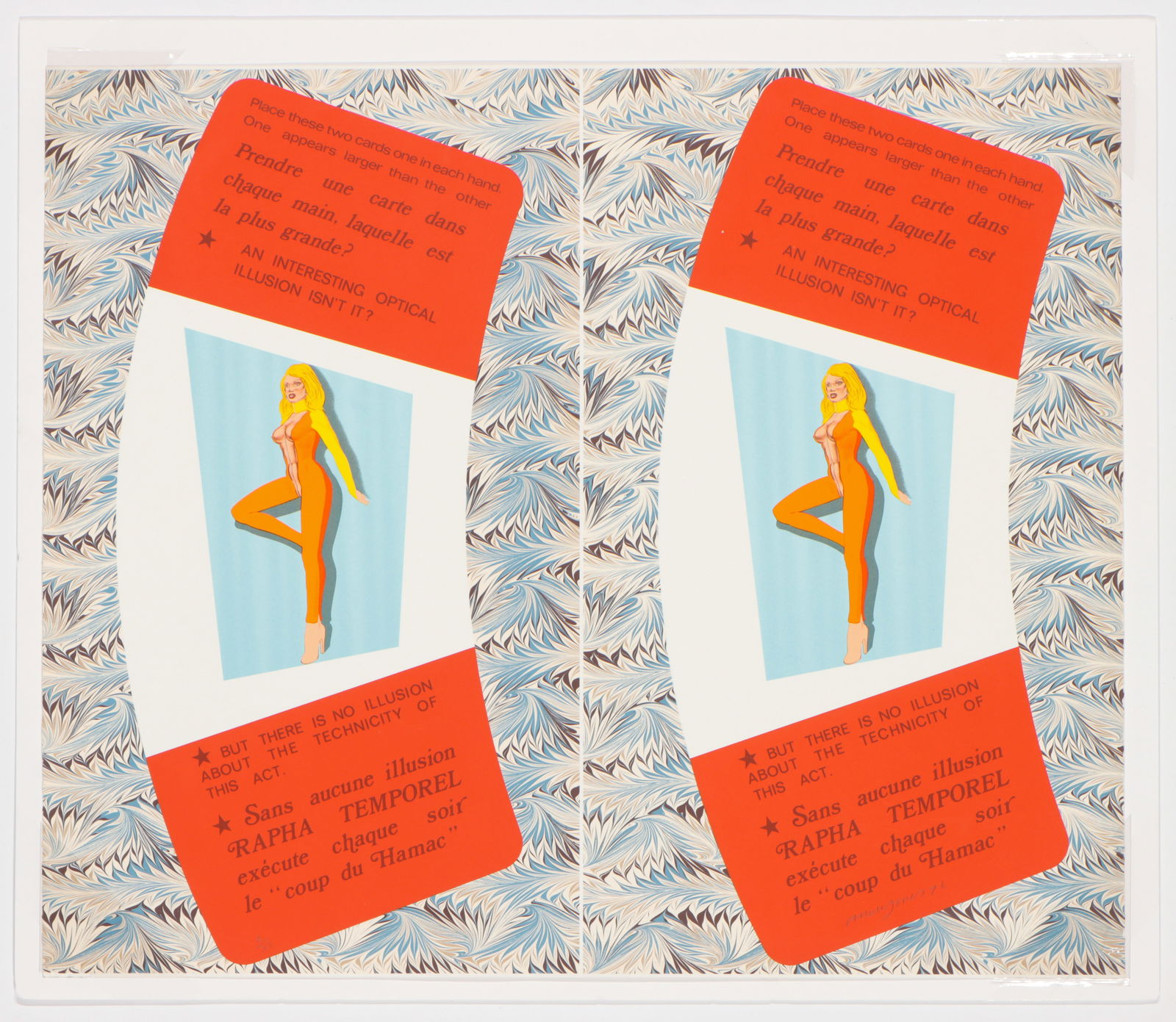 Allen Jones (British, b. 1937) "Optical Illusion", 1976 (1 of 4)