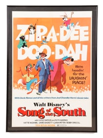 Song of the South Disney Movie Poster, Zip-a-Dee-Doo-Dah, 1946