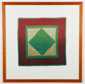 Signe Bergman (20th c.) "Diamond in the square", 1986