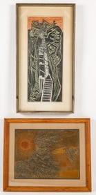 Two Framed Artworks