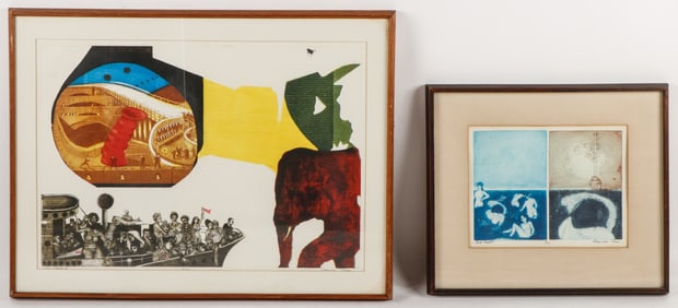 Marvin Lowe (American, 1922-2010) 2 Works