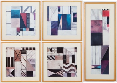 Gregg Robinson (American, b. 1948) 5 Offset Lithographs